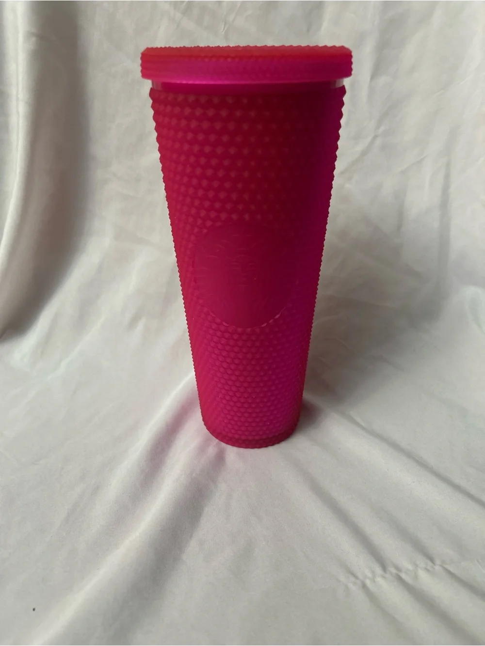 Starbucks Hot Pink Textured Studded Tumbler with Lid